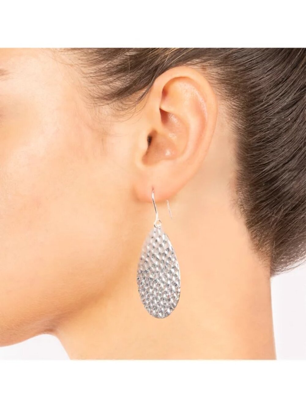 Silvertone Drop Earrings